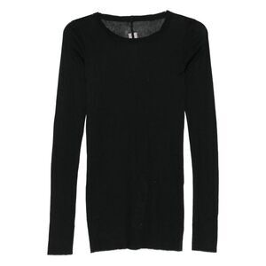 RICK OWENS Long Sleeve T-Shirt Women BLACK T-Shirts & Tops